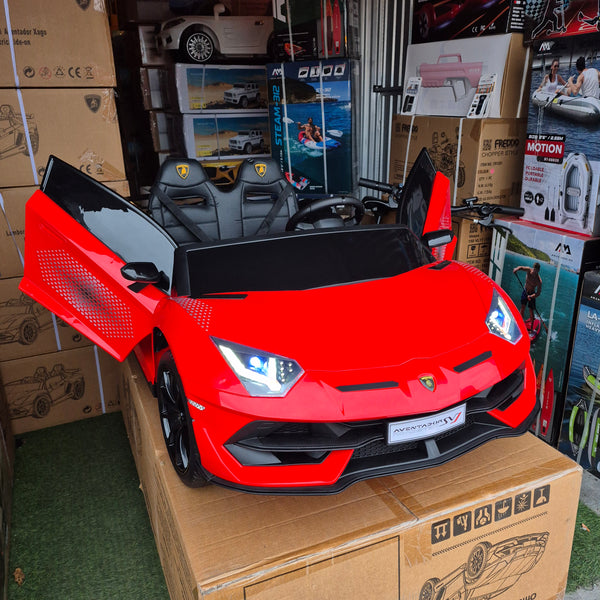 2026 Lamborghini Aventador SVJ 24V XL 2 Seater Kids Ride On Car with Remote Control