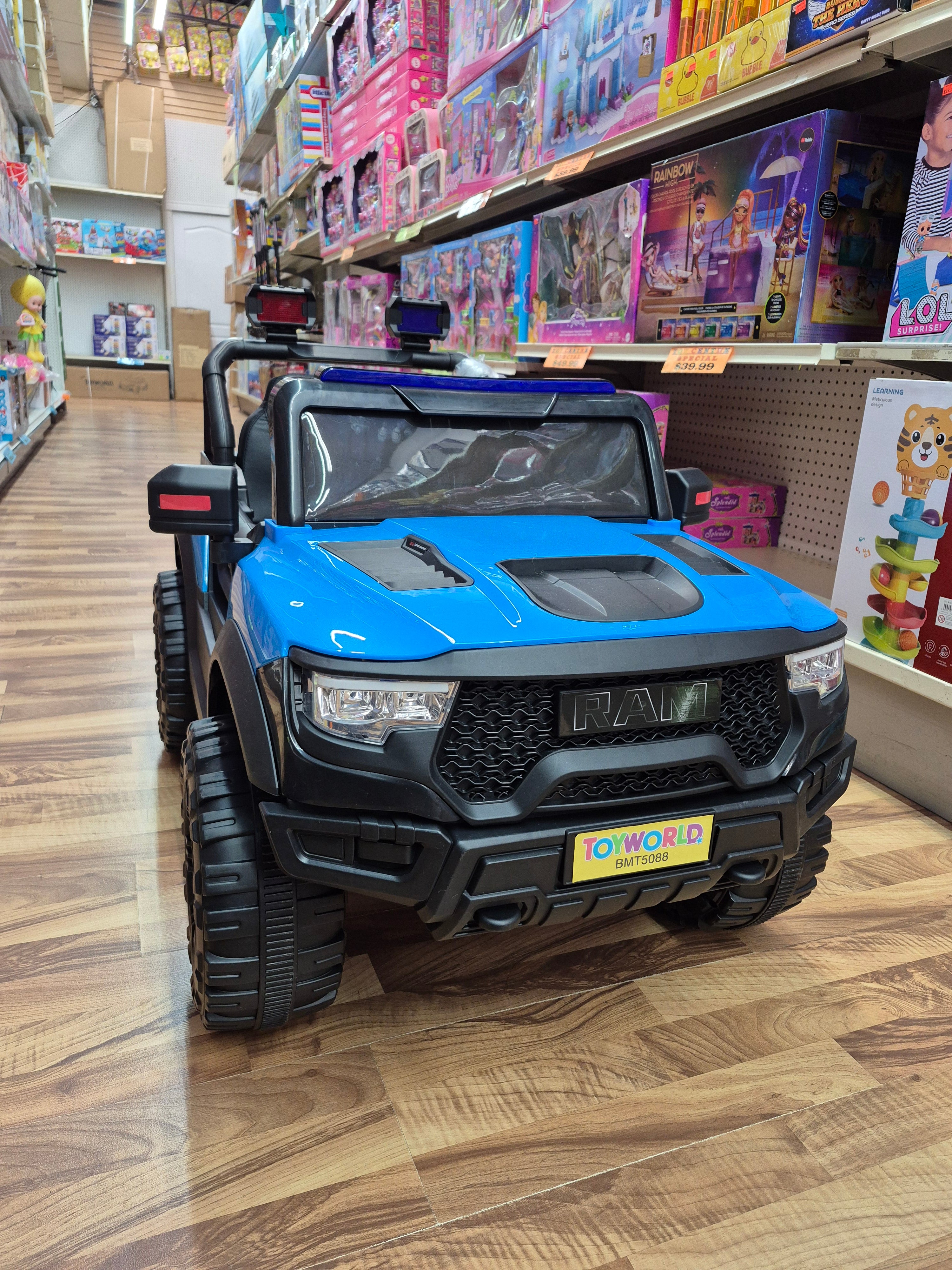 Dodge Ram Style 12V Kids Ride on Car with Remote Control