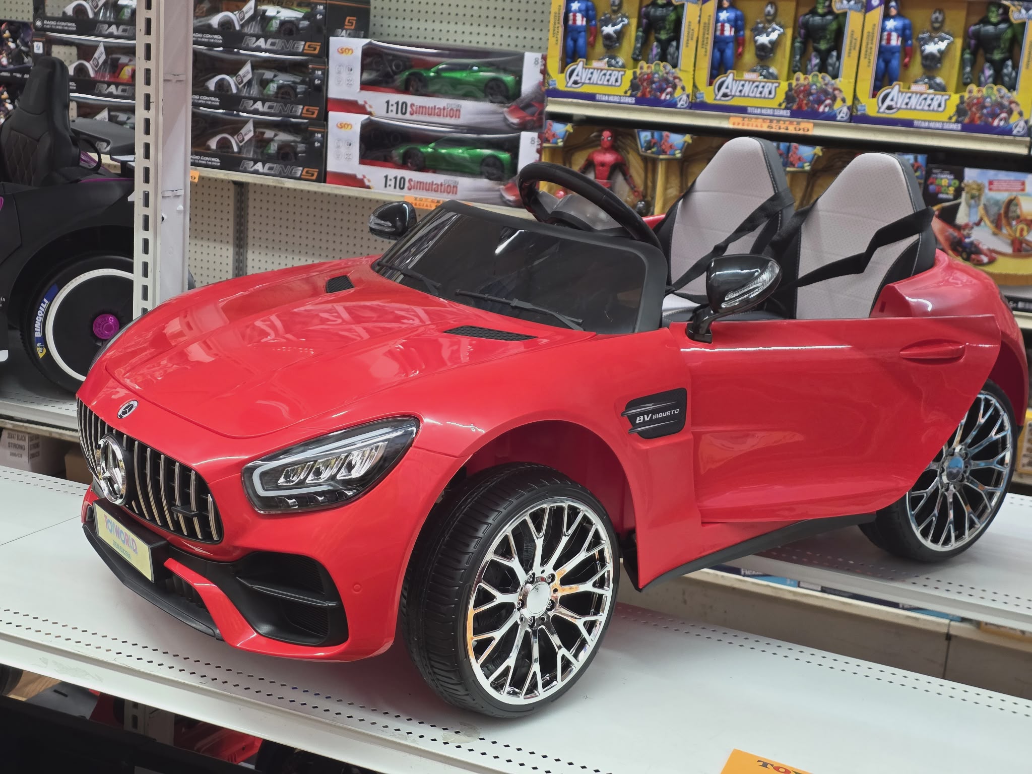 Mercedes Benz 2 Seater 12V Kids Ride On Car with Remote Control