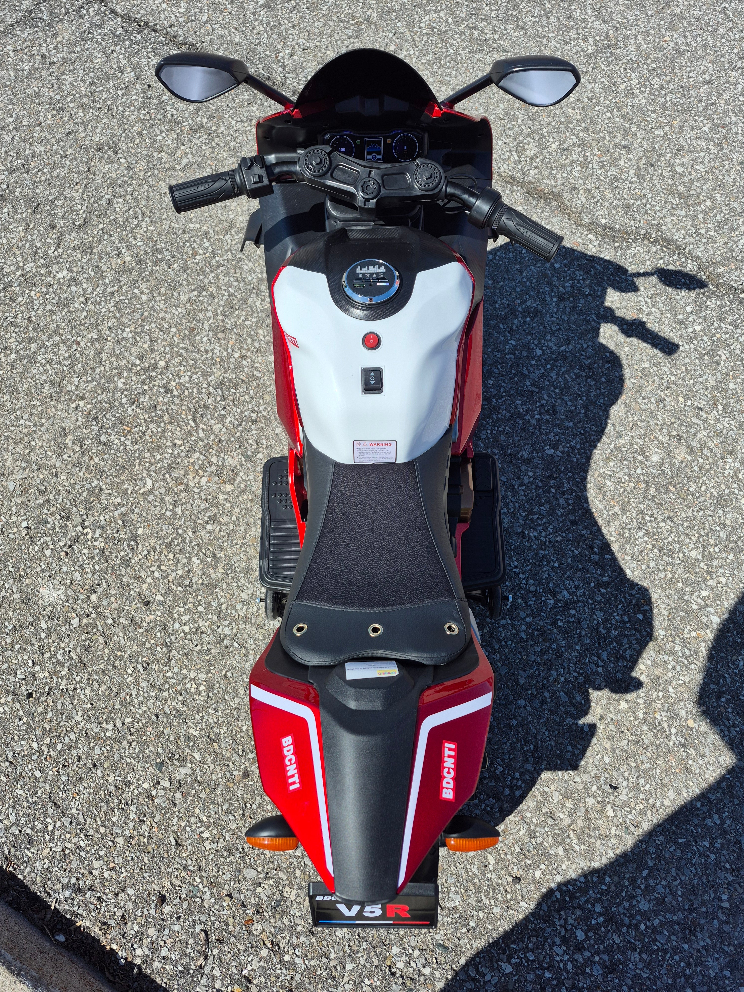 2026 Ducati Style 12V Kids Motorcycle for Age 3 to 8