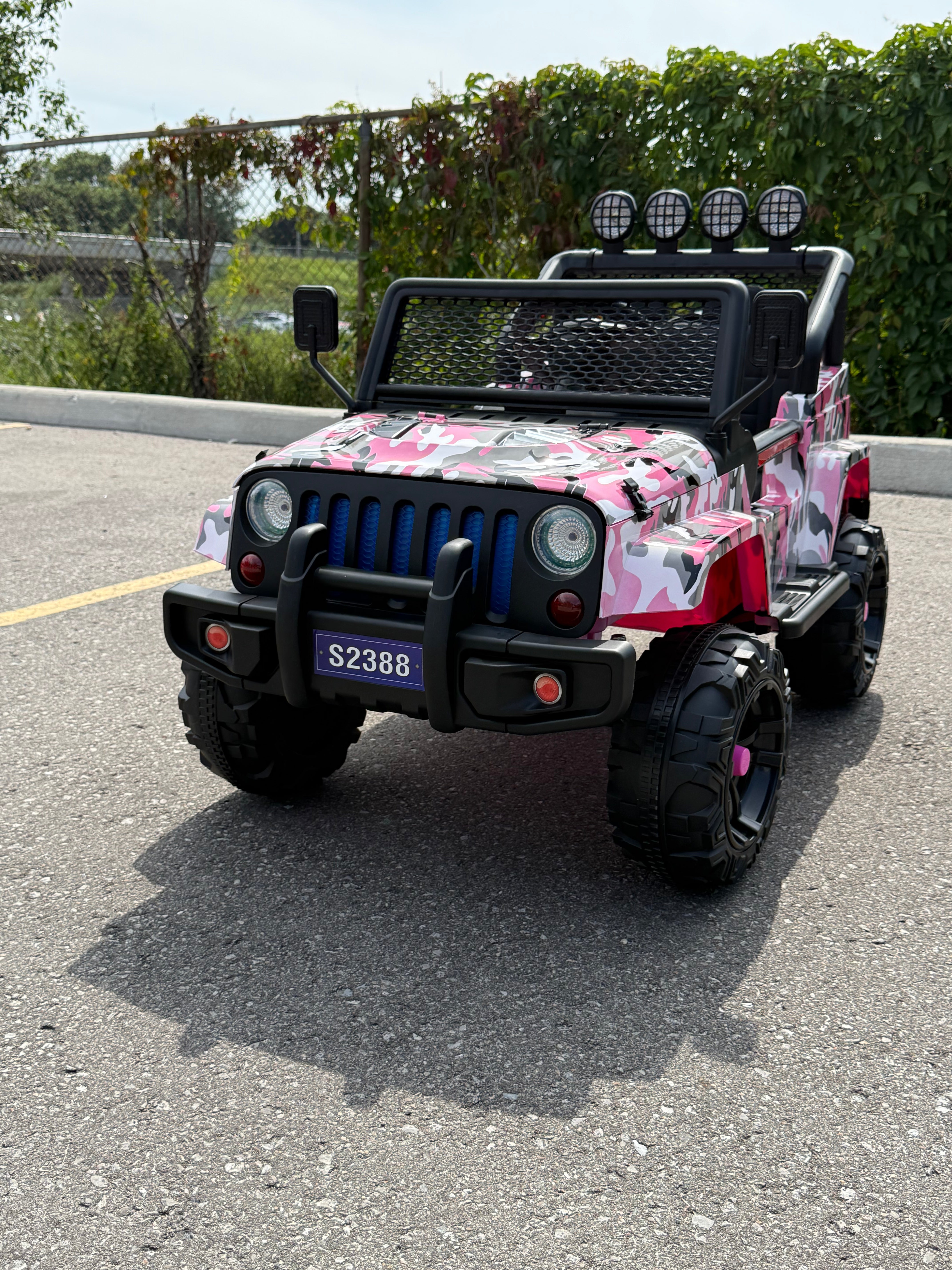 2026 Camo Jeep 12V Kids Ride On Car with Remote Control