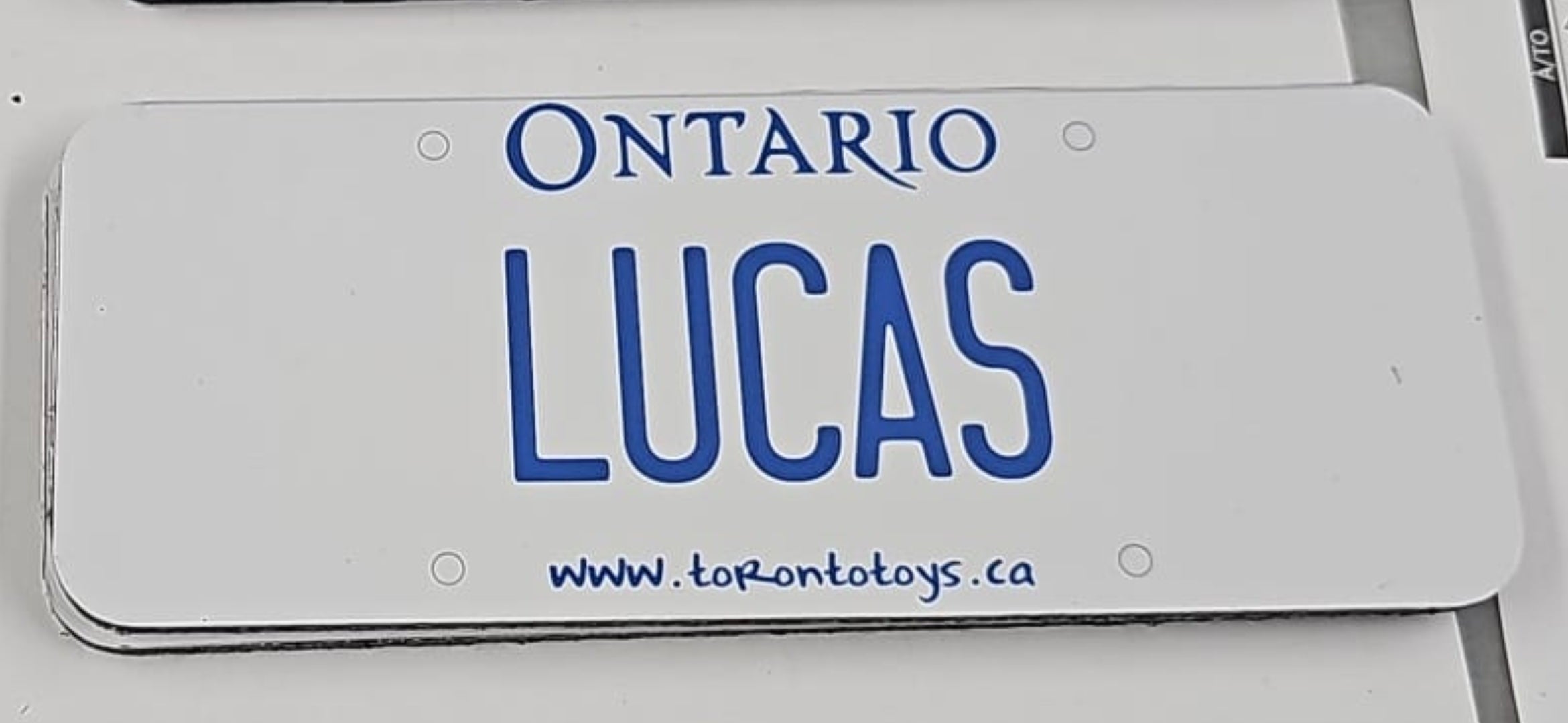 Personalized Custom License Plate for Kids Car