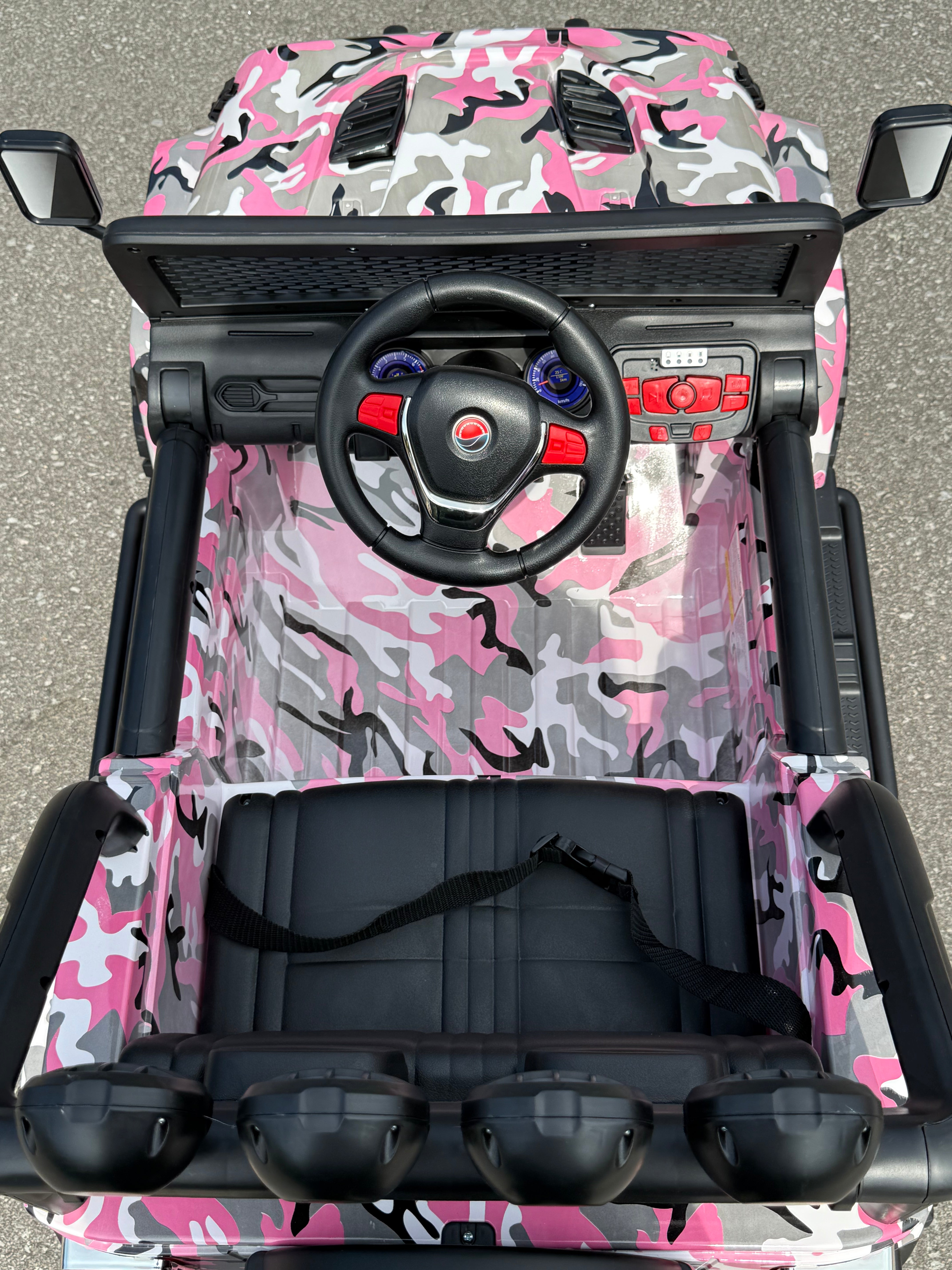 2026 Camo Jeep 12V Kids Ride On Car with Remote Control