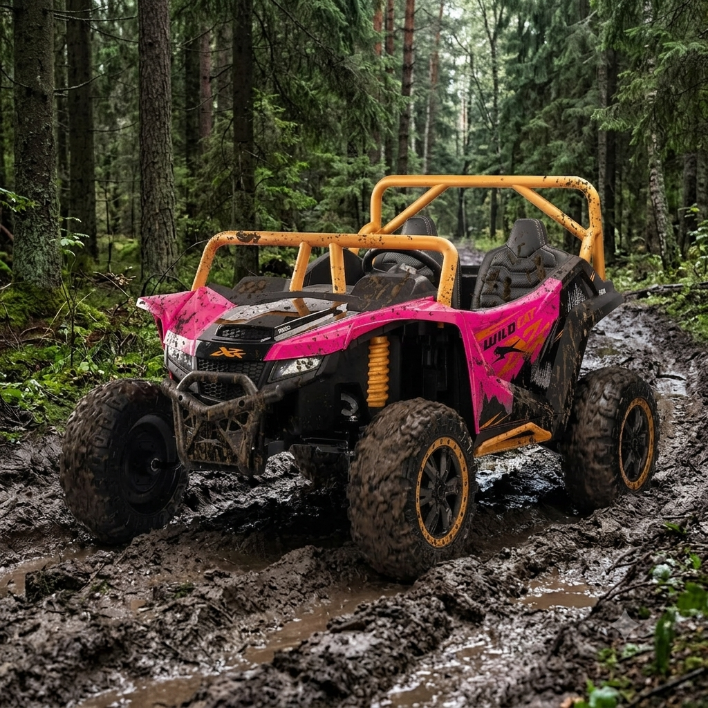 2026 Arctic Cat Wildcat XX 24V 2 Seater 4X4 Kids Ride On Car with Remote Control