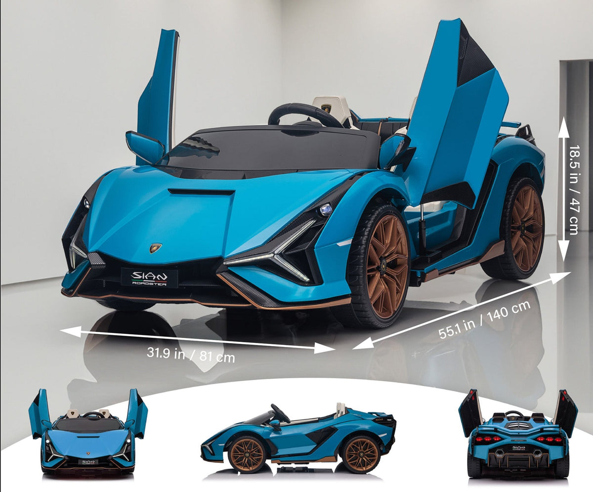 2026 Lamborghini Sian 24V 4x4 2 Seater Kids Ride On Car with Remote Control