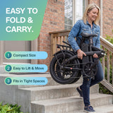 Sword All-Terrain Folding Electric Bike | 750W Peak Power with Maintenance-Free MAG Rims & 4\\" Fat Tires