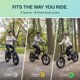 Sword All-Terrain Folding Electric Bike | 750W Peak Power with Maintenance-Free MAG Rims & 4\\" Fat Tires