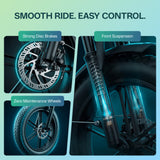 Sword All-Terrain Folding Electric Bike | 750W Peak Power with Maintenance-Free MAG Rims & 4\\" Fat Tires