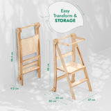 Helper Tower: A Multi-functional Foldable Step Stool for Kids