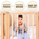 Twin Size Bed Frame for Toddlers with Fence - SKU: MBUSFtwin-Small-CA