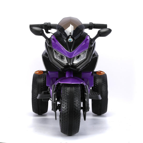 3-Wheel Kids Ride-On Motorcycle with Manual Throttle & Foot Brake, One-Button Start, Motorbike for Ages 3-5, 43.5″ L x 23.5″ W x 29″ H