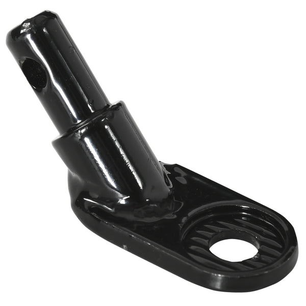 Aosom BikeTrailer Hitch, Steel Type 'B' Bicycle Trailer, Powder Coating, Durable and Sturdy, Cargo Hitch Coupler, for Cargo, Child and Pet Trailers