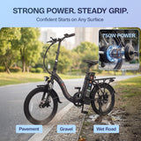 Victor 20\\" Lightweight Foldable Step-Thru Electric Bike | 25kg Portable Design with UL Certified Battery