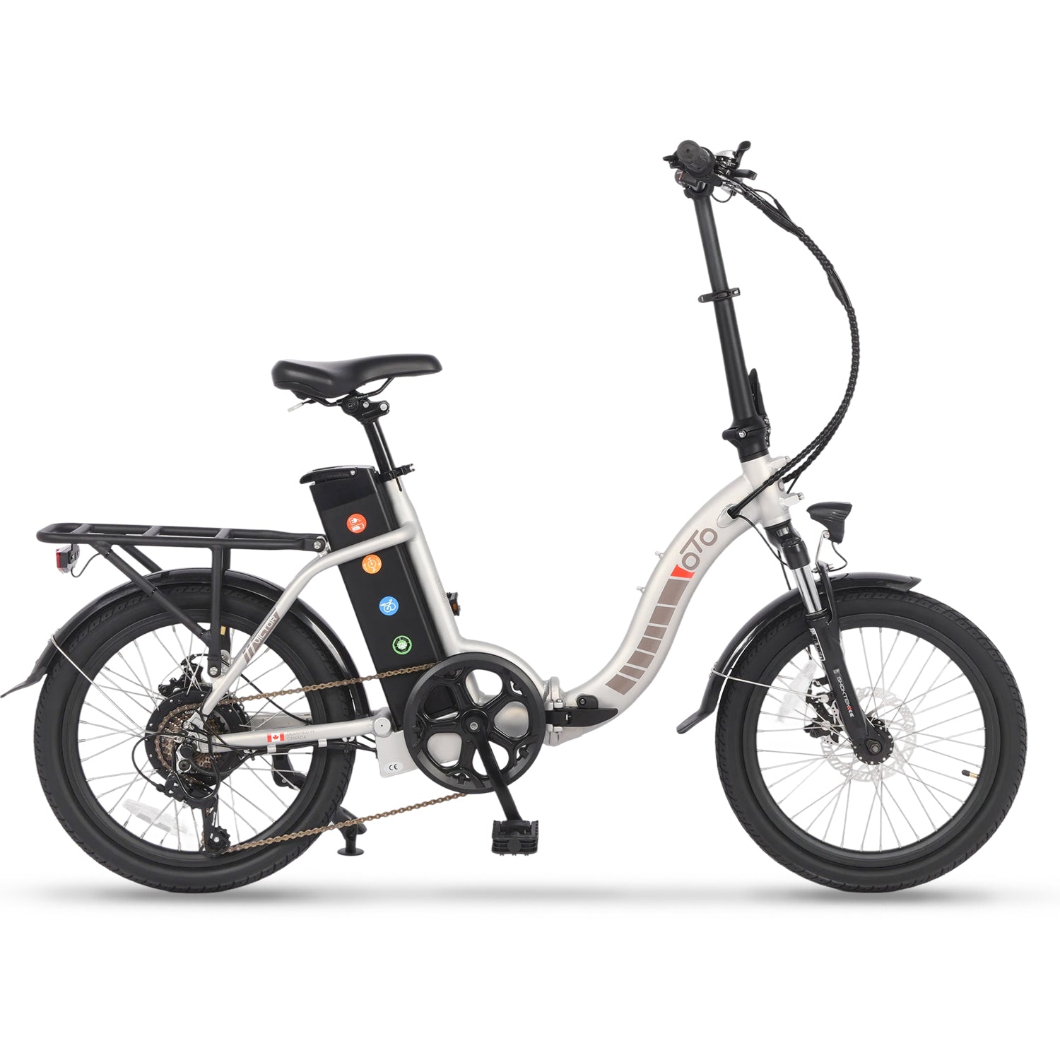 Victor 20\\" Lightweight Foldable Step-Thru Electric Bike | 25kg Portable Design with UL Certified Battery