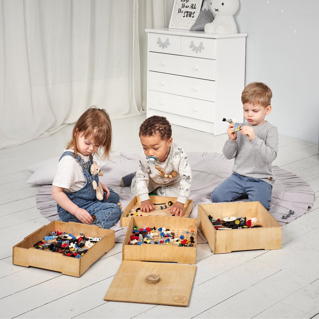 Wooden storage/sorter for constructor - SKU: WSSFCS-CA