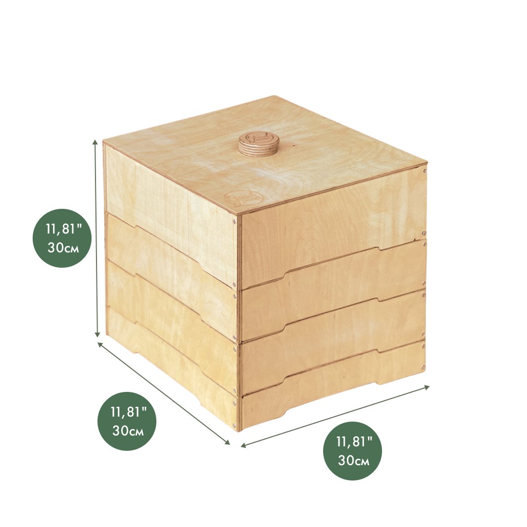 Wooden storage/sorter for constructor - SKU: WSSFCS-CA