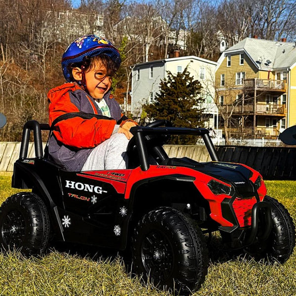 12V Kids Electric UTV Ride-On Car with Dual Driving Modes, 2.4G Remote, Parent Override, Vehicle for Ages 3-6, 39.5″ L x 22″ W x 21″ H
