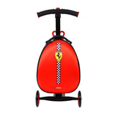 Ferrari Scooter With Suitcase Luggage for Kids