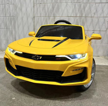 Load image into Gallery viewer, 2023 Chevy Camaro 12V DELUXE Kids Ride On Car with Remote Control