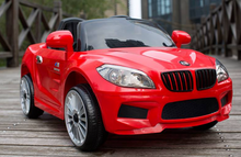 Load image into Gallery viewer, 2024 BMW Style 12V Kids Ride On Car with Remote Control with UPGRADED Leather Seat