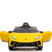 Load image into Gallery viewer, 2024 12V Lamborghini Huracan 4X4 DELUXE Kids Electric Ride On Car with Remote Control