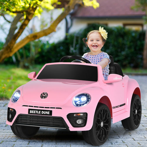 Volkswagen Beetle 12V Kids Ride On Car with Remote Control