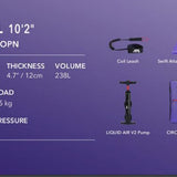 2023 Aqua Marina Coral ISUP 10'2" PURPLE