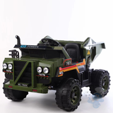 2025 12V Dump Truck 2 Seater Kids Ride On Car with Remote Control and Electronic Dumper