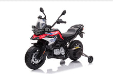 Load image into Gallery viewer, 2024 12V BMW F850 Kids Electric Motorbike for Age 3 to 8 RUBBER TIRES!
