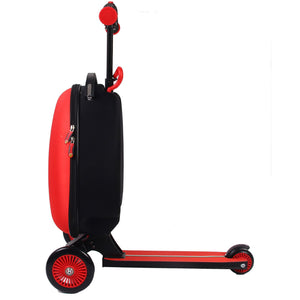 Ferrari Scooter With Suitcase Luggage for Kids