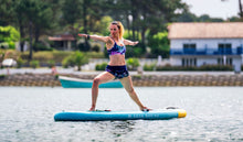 Load image into Gallery viewer, 2023 Aqua Marina Dhyana  FITNESS ISUP 10&#39;8&quot; BLUE/GREEN