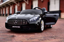 Load image into Gallery viewer, 2023 Mercedes Benz AMG GTR 12V 2 Seater Kids Ride On Car With Remote Control DELUXE MODEL WITH LEATHER SEATS AND RUBBER TIRES
