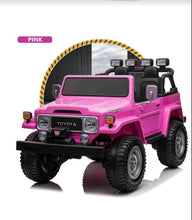 Load image into Gallery viewer, 2024 24V Toyota FJ-40 2 Seater Kids Ride On Car with Remote Control DELUXE