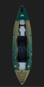 2023 Aqua Marina Caliber-398 Angling Inflatable Kayak (Both 1 or 2 Person) 13'1" GREEN