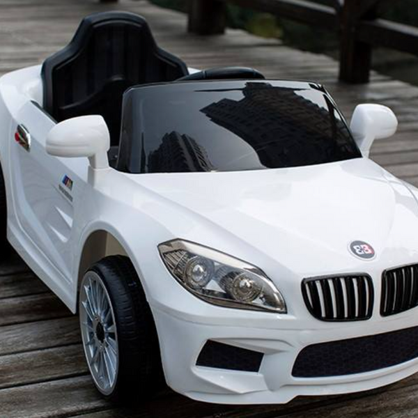 BMW Style 12V Kids Ride On Car with Remote Control with UPGRADED Leather Seat