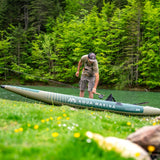 2023 Aqua Marina Caliber-398 Angling Inflatable Kayak (Both 1 or 2 Person) 13'1" GREEN