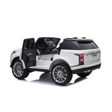 Load image into Gallery viewer, PREORDER Range Rover HSE 2 Seater 24V Kids Ride On Car With Remote Control DELUXE MODEL WITH LEATHER SEATS AND RUBBER TIRES