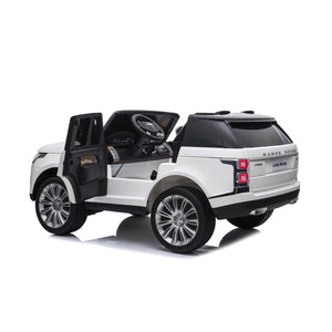 Range Rover HSE 2 Seater 24V Kids Ride On Car With Remote Control DELUXE MODEL WITH LEATHER SEATS AND RUBBER TIRES