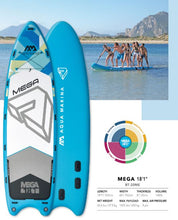 Load image into Gallery viewer, Aqua Marina Mega Group ISUP - BLUE