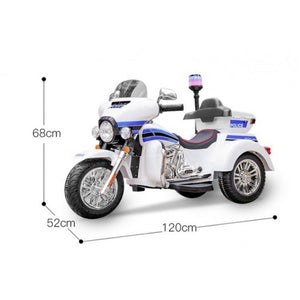 12V Police Motorcycle Trike Ages 3-8