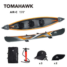 Load image into Gallery viewer, AQUA MARINA INFLATABLE KAYAK TOMAHAWK 3 PERSON AIR-C
