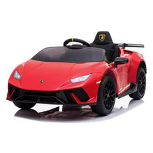 Load image into Gallery viewer, 2024 12V Lamborghini Huracan 4X4 DELUXE Kids Electric Ride On Car with Remote Control