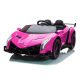 2025 UPGRADED Lamborghini Veneno 2x12V 4X4 2 Seater DELUXE Kids Ride On Car with Remote Control