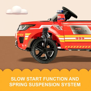 12V Fire Fighter Kids Ride On SUV Truck with Remote Control