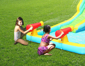 Happy Hop Jump and Splash Double Bouncer