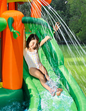 Load image into Gallery viewer, HAPPY HOP TROPICAL PLAY CENTRE BOUNCY CASTLE
