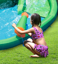 Load image into Gallery viewer, HAPPY HOP TROPICAL PLAY CENTRE BOUNCY CASTLE