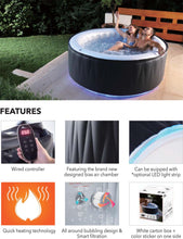 Load image into Gallery viewer, AURORA MSPA Inflatable Hot Tub 6 PERSON
