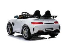Load image into Gallery viewer, 2023 Mercedes Benz AMG GTR 12V 2 Seater Kids Ride On Car With Remote Control DELUXE MODEL WITH LEATHER SEATS AND RUBBER TIRES