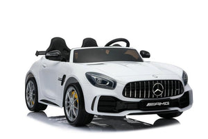 2023 Mercedes Benz AMG GTR 12V 2 Seater Kids Ride On Car With Remote Control DELUXE MODEL WITH LEATHER SEATS AND RUBBER TIRES